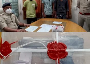 એકલા રહેતા સીનીયર સીટીઝન દંપતીને ઘરની રેકી કરી લુંટને અંજામ આપે તે પહેલા જ પિસ્તોલ સહિતના હથિયાર સાથે ઝડપાયા