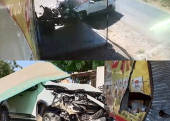 પુરપાટ ઝડપે જઈ રહેલ ફોર્ચ્યુંનર કારે 3 લોકોને અડફેટ લીધા, 2 ના મોત