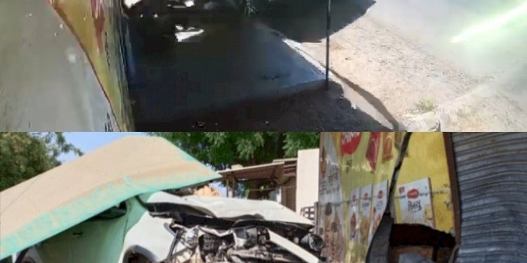 પુરપાટ ઝડપે જઈ રહેલ ફોર્ચ્યુંનર કારે 3 લોકોને અડફેટ લીધા, 2 ના મોત