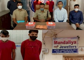 જ્યાં ખાધુ ત્યાં જ ખોદ્યું, જવેલર્સની દુકાનમાં લાખોની ચોરી કરનાર દુકાનના કારીગર જ નીકળ્યા