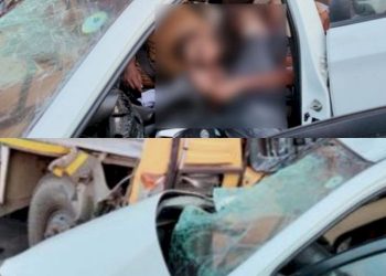 કોરોના દર્દીઓની સેવા કરી પરત ફરતા 3 યુવાનની કારનો અકસ્માત, ત્રણેયના મોત