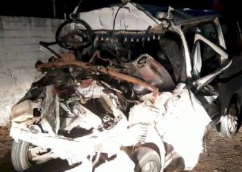 લગ્નપ્રસંગથી પરત ફરી રહેલ કાર અને ટ્રકનો અકસ્માત 4 ના મોત