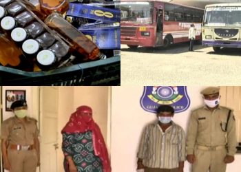 ST બસમાં દારૂની હેરાફેરી, ડ્રાઈવર અને મહિલા કંડકટર સામે પોલીસે કરી કાર્યવાહી