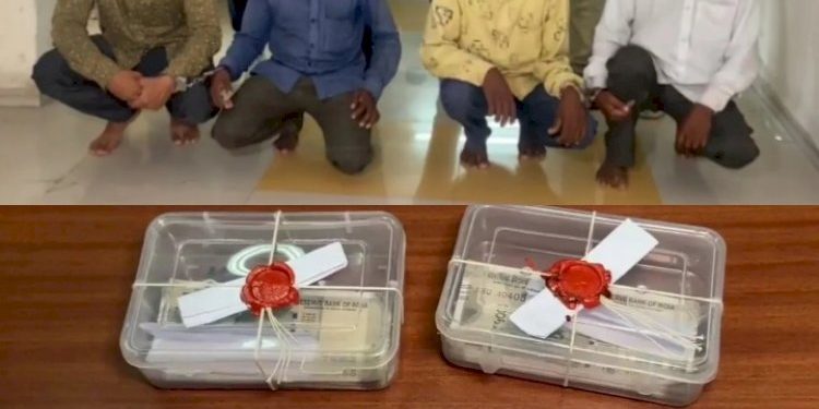 500ના દરની 148 નોટ સાથે 4 શખ્સો ઝડપાયા ક્યાં છપાઈ રહી હતી નોટ જાણો