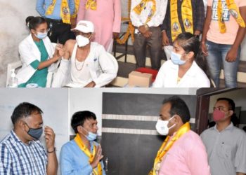 મહાનગરપાલિકાના સહયોગથી ઇવા તથા રઘુવીર પાર્ક ચેરીટેબલ ટ્રસ્ટ દ્વારા હાથ ધરાયુ વેકસીનેશન કેમ્પનું આયોજન