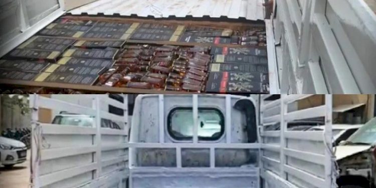 ટેમ્પોમાં એવું તો ચોરખાનું બનાવ્યું કે પોલીસ પણ વિચારતી થઇ ગઈ