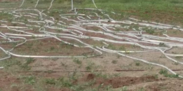 ખંભાળિયાના ગ્રામ્ય વિસ્તારોમાં ખાનગી વીજપોલ કંપની દ્વારા ખેતરોમાં થતા વ્યાપક નુકસાન અંગે તંત્રને લેખિત રજૂઆતો