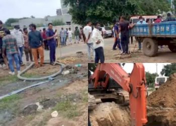 ડ્રેનેજ લાઈનની કામગીરી દરમિયાન ગુંગળામણથી 3 મજુરોના મોત