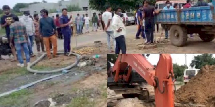ડ્રેનેજ લાઈનની કામગીરી દરમિયાન ગુંગળામણથી 3 મજુરોના મોત