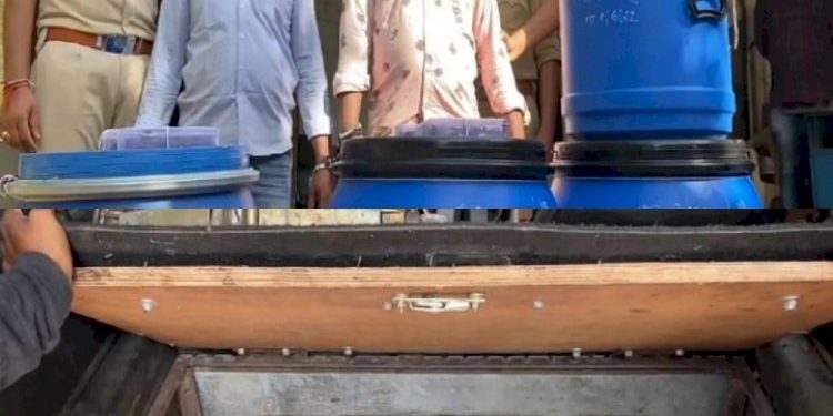 દારુ બાદ હવે ગાંજાની પણ છુપી રીતે શરુ થઇ હેરાફેરી, 61 કિલો ગાંજો ઝડપાયો