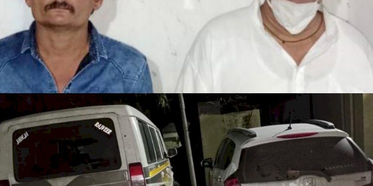 જામનગર:પોલીસ વિભાગમાંથી ડીસમીસ થયેલ પોલીસકર્મી સહીત 2 દારૂના જથ્થા સાથે ઝડપાયા