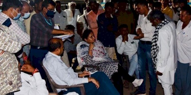 કુરંગા દેવળીયા નેશનલ હાઈવે પ્રશ્નો અંગે અધિકારીઓ સાથે સ્થળ મુલાકાતે સાંસદ પૂનમબેન માડમ