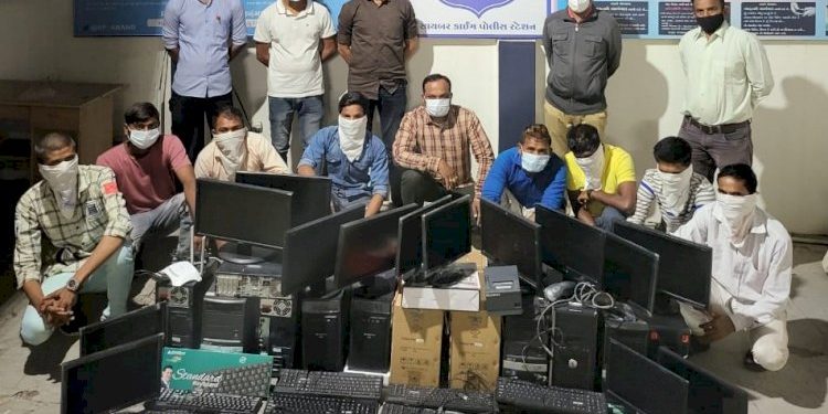 ગેમઝોનની દુકાનમાં ઓનલાઈન જુગાર પર પોલીસનો દરોડો