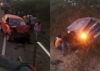 દેવભૂમિ દ્વારકા:ચરકલા રોડ પર 2  કાર વચ્ચે અકસ્માત, 4 ના મોત 