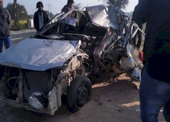 કાર અને ટ્રેક્ટર વચ્ચે અકસ્માત, 4 ના મોત 