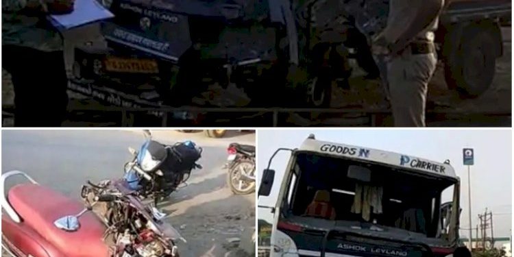 4 વાહનો વચ્ચે અકસ્માત, 1 નું મોત તો અન્ય ત્રણ થયા ઈજાગ્રસ્ત