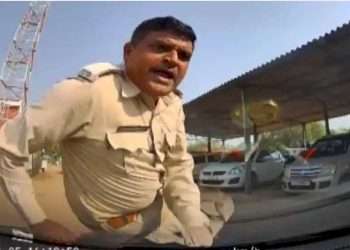 આંદોલનકારી યુવરાજસિંહની કારમાં લાગેલ કેમેરામાં જ પોલીસ પર કાર ચઢાવવાનો પ્રયાસ કેદ થયો