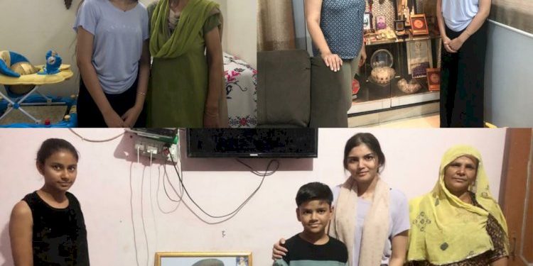 વિધિ જાદવ વેકેશનમાં હિલસ્ટેશન કે પ્રવાસધામ પર જવાના બદલે દેશ માટે શહીદ થયેલા જવાનોના પરિવારો વચ્ચે જઈ તેમના દુ:ખને હળવું કરે છે