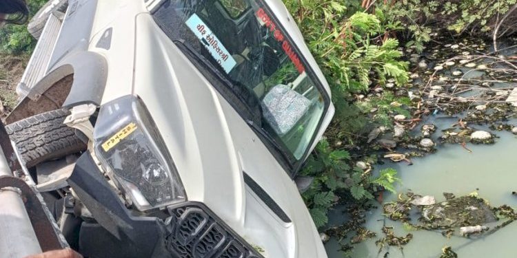 ચીફ ઓફિસરની કારને મોરબી રાજકોટ હાઇવે પર નડ્યો અકસ્માત