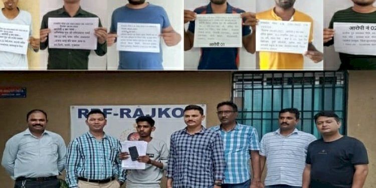 રેલવે ટીકીટના ગેરકાયદેસર ધંધામાં સંડોવાયેલી ટોળકીનો પર્દાફાશ, 6ની ધરપકડ 43 લાખ રૂપિયાની રેલવે ટિકિટો જપ્ત