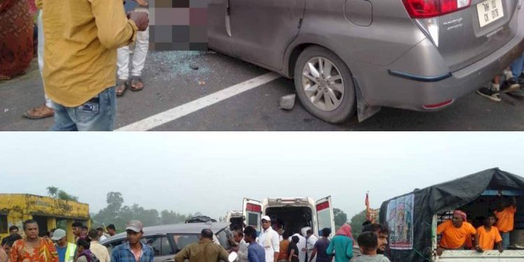 અંબાજી જઈ રહેલા પદયાત્રીઓને કારે લીધા અડફેટ, 7 ના થયા મોત 