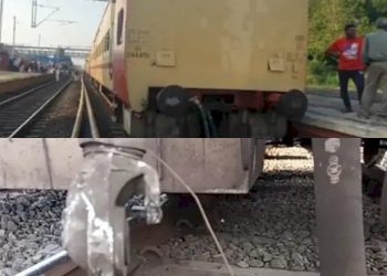 અડધાં ડબ્બાઓ રસ્તામાં છૂટાં પડી ગયાં, બાકીની ટ્રેન જતી રહી….