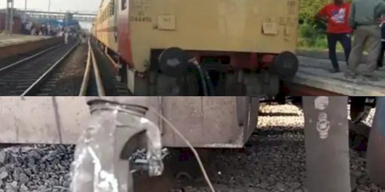 અડધાં ડબ્બાઓ રસ્તામાં છૂટાં પડી ગયાં, બાકીની ટ્રેન જતી રહી….
