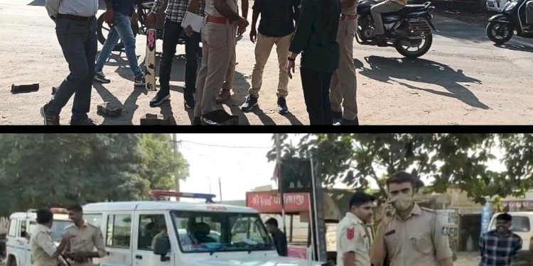 ખંભાળિયાના ભાડથર ગામે કેબીન રાખવા બાબતે ફાયરિંગ: જૂથ અથડામણ સર્જાતા પોલીસના ધાડા ઉતર્યા 