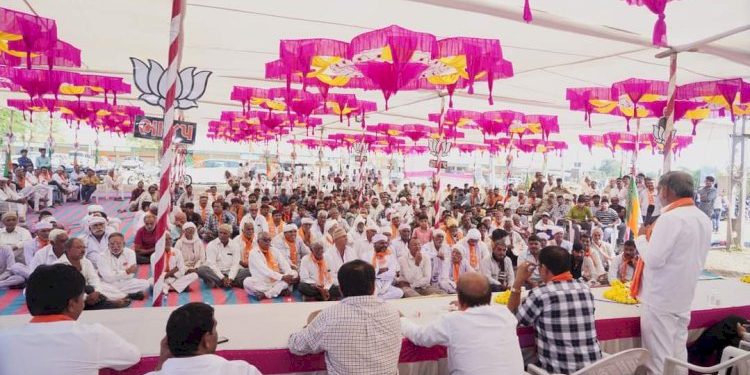 ખંભાળીયા..ભાણવડ ભાજપના મુળુભાઇ બેરા તરફી જુવાળ…કામ બોલે છે