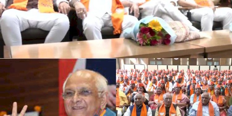 મુખ્યમંત્રી તરીકે ધારાસભ્યદળની બેઠકમાં આ નામ જાહેર થયું