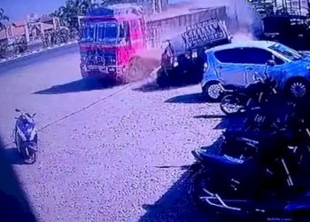 અકસ્માતના દ્રશ્યો CCTV માં કેદ, 20 સેકન્ડમાં જુઓ આખો ઘટનાક્રમ
