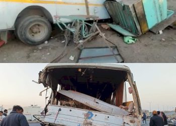 જાનની બસને નડ્યો અકસ્માત, દીવાલ સાથે અથડાઈ બસ..