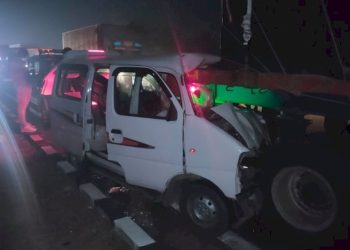 બંધ ટ્રક પાછળ ઘુસી ગઈ ઇકોકાર, 3 યુવકોના મોત