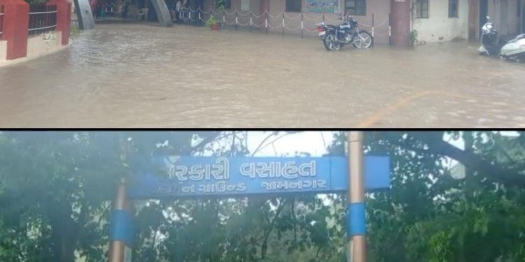 જિલ્લા પંચાયત તથા સરકારી વસાહતમાં પાણી પાણી…