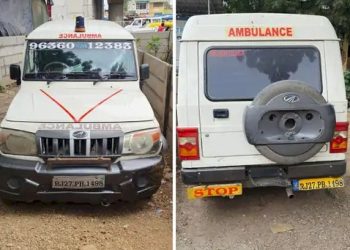 પોલીસે એમ્બ્યુલન્સમાં સ્ટ્રેચર પર કપડું ઉચકાવ્યું તો દંગ રહી ગઈ