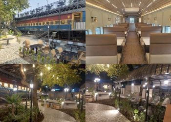 આલીશાન કોચ રેસ્ટોરન્ટમાં બેસીને લોકોને ચાલતી ટ્રેનમાં બેઠા વગર મુસાફરી કરવાનો થશે અહેસાસ 