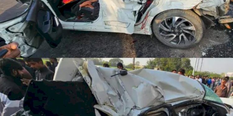 ટ્રક અને 2 કાર વચ્ચે ગમખ્વાર અકસ્માત, 3 ના મોત