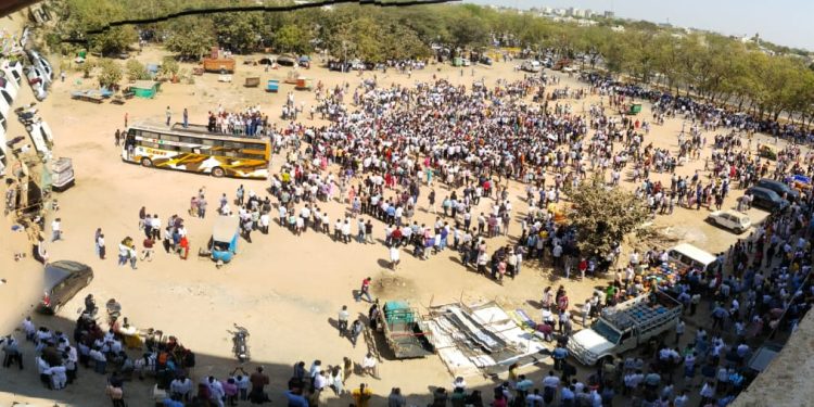 ગાંધીનગર દેખાવોમાં જામનગરના અગ્રણીઓ પણ જોડાયા