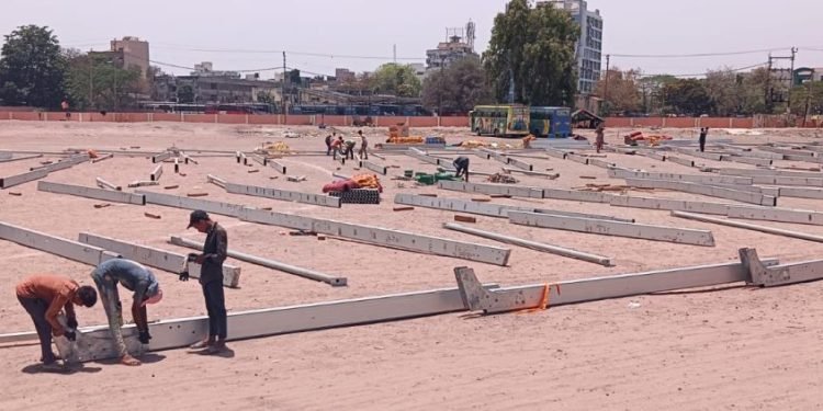 જામનગરમાં વડાપ્રધાનની સભા માટે તડામાર તૈયારીઓ