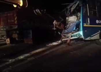 ST બસ-ટ્રક વચ્ચેના અકસ્માતમાં 4 ના મોત…