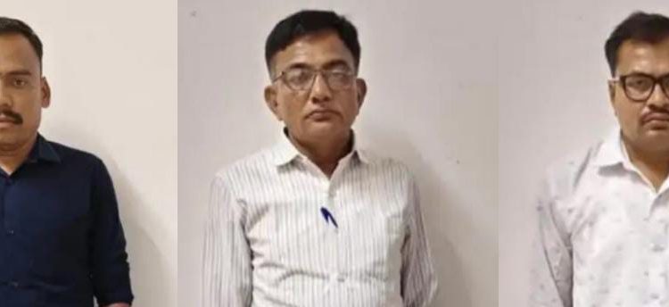 એક સાથે 3 પોલીસકર્મીઓ લાંચ લેતા ઝડપાયા…