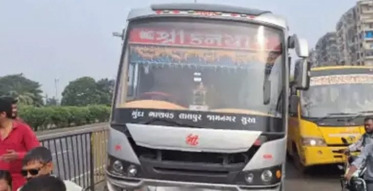 મોતનો ખેલ : જામનગરની લકઝરી બસે સુરતમાં ‘ધમાલ’ મચાવી…