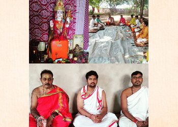 ખંભાળિયાના ભાતેલ ગામે પૂર્વ રાજ્યમંત્રી હકુભા જાડેજા દ્વારા સતત બારમાં વર્ષે નવરાત્રી અનુષ્ઠાન