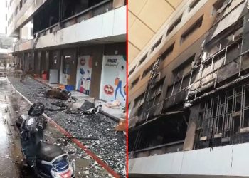 ભયાનક આગથી જીવ બચાવવા ગર્ભવતી મહિલાઓએ દોડધામ કરવી પડી…