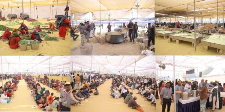 પાટીદારોનું જબરદસ્ત મેનેજમેન્ટ: 30 મિનીટમાં 40,000 જેટલા ભાવીકો જમી શકે તેવું બેનમૂન આયોજન