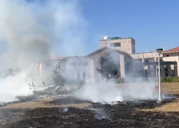 દ્વારકા સર્કિટ હાઉસમાં મોટી દુર્ઘટના: લગ્ન સમારંભના ફટાકડાની ચિનગારીથી બગીચામાં લાગી આગ