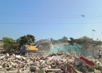 બેટ દ્વારકા:ઓપરેશન ડિમોલીશન આજે પાંચમા દિવસે અવિરત, કરોડોની કિમતની જગ્યા ખાલી કરાવાઈ