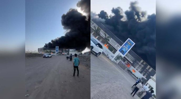 વધુ એક રહસ્યમય આગ: પાંચ કિલોમીટર સુધી દેખાઈ રહ્યા છે કાળા ધૂમાડાના વાદળો…