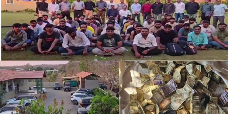 પ્રીમિયર ગીર રિસોર્ટમાં જબ્બર જૂગાર ક્લબ !!