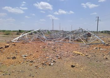 ખંભાળિયાના બજાણા ગામે નિર્માણાધીન વીજ ટાવર ધરાશાયી થતા 2 શ્રમિકોના મોત